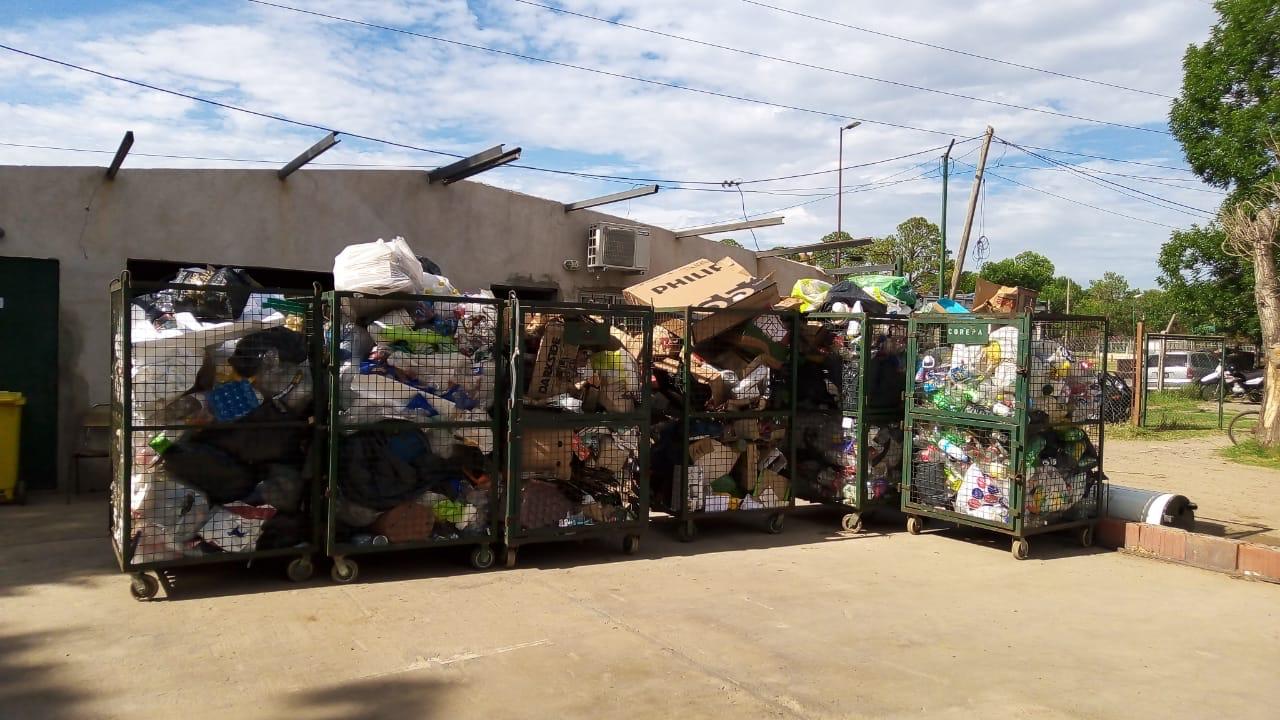 Funes logró reutilizar más 30 mil kilos de residuos 